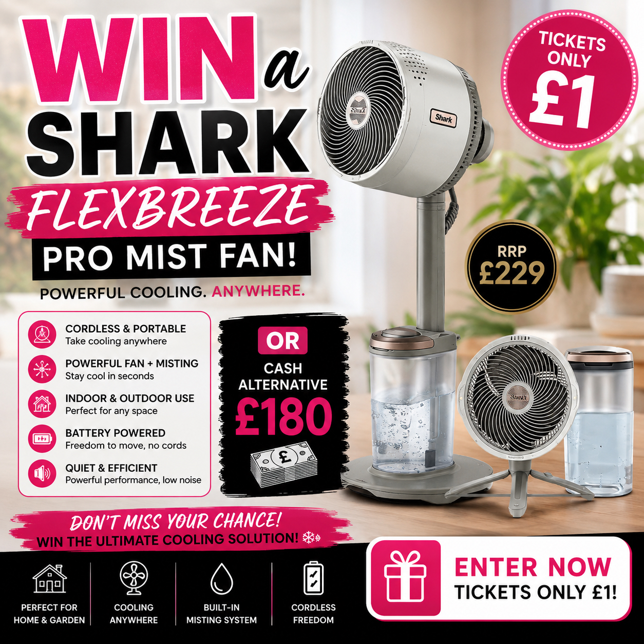 Shark Pro Mist Fan